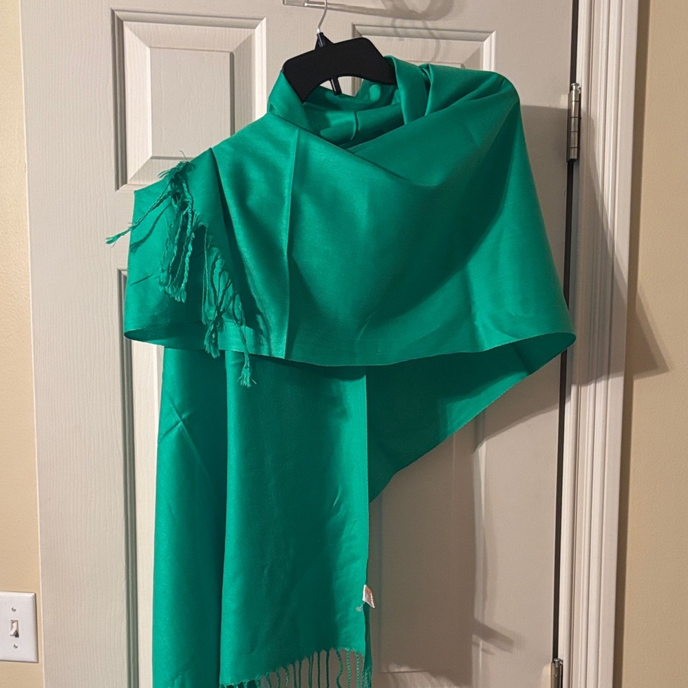 Vibrant Green Shawl Wrap